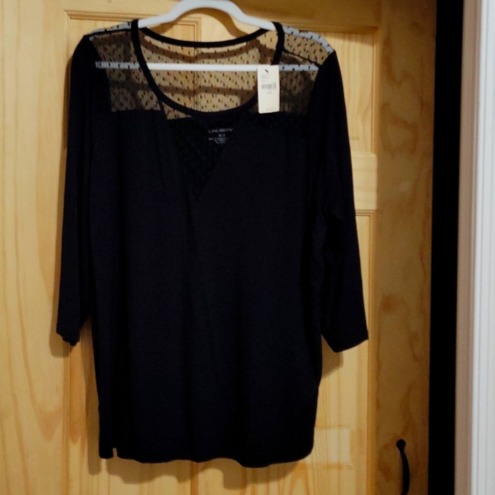 New with Tag Lane Bryant Black Top